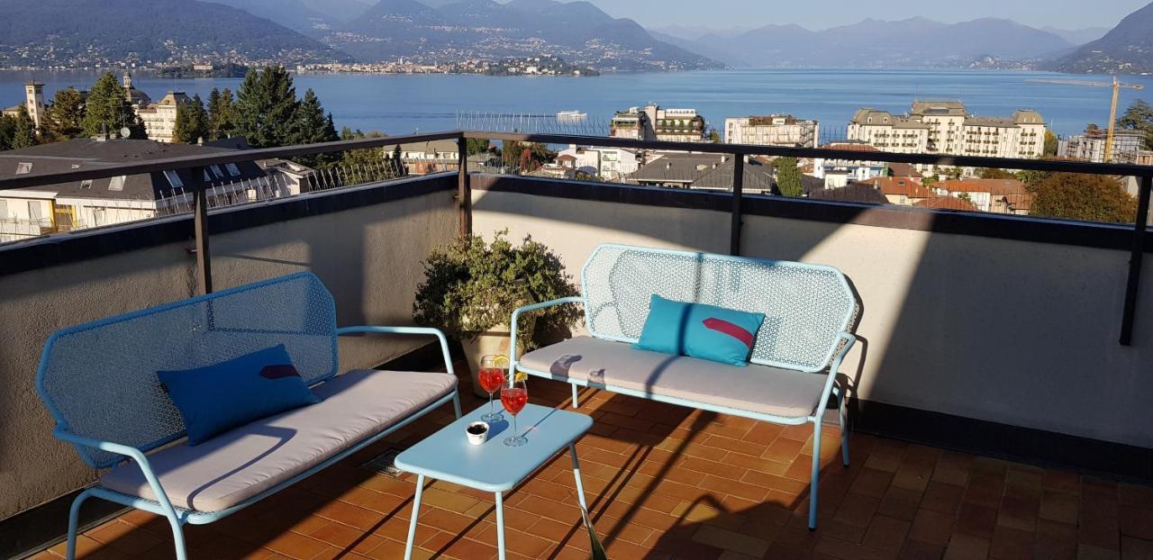 Terrace Lake View Stresa Buitenkant foto